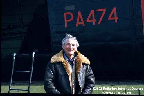 Reg Jeffcock by BBMF Lancaster PA474